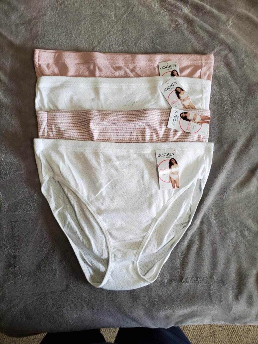 NWT Women's Jockey Elance Size 10 - French Cut